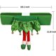 thumbnail image 2 of Fundas para sillas navideñas con diseño de Papá Noel y patas de elfo, fundas para respaldo de sillas de comedor navideñas, juego de 3, 2 of 4