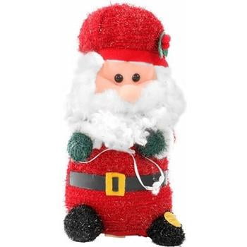 ZYLLZY Simply Genius Singing Dancing Christmas Tree,6inch Height Battery Powered Plastic Electronic Spin Cartoon Christmas Tree Doll with Button for Christmas Party Decoration