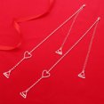 thumbnail image 4 of Bra Chain with Crystal Rhinestone Design for Decorative Use Silver Adjustable Length Secures, 4 of 6