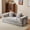 Light Gray, variant on Alvantor 77" Convertible Sofa Bed, Compression Couch with 2 Pillow and Back Support Armrest for Living Room, Dark Green