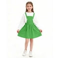 thumbnail image 2 of Bovxnpu Girls Skirt Girls Suspender Skater Skirt Stretchy Flared Overall Dress School Outfit, 2 of 7