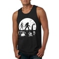 thumbnail image 2 of Wild Bobby Moon Silhoutte Bigfoot Shadow Big 3 Myths Men Tank Top, 2 of 6