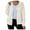 White, variant on Cardigan Plus Size Coat Jacket Knit Hooded Sweater Women's Cardigan Zipper Thick Big Sweater Plus Size Short Cardigan for Women Polyester Red M