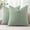 Mint Green, variant on decorUhome Pack of 2 Decorative Jacquard Boucle Throw Pillow Covers 18x18 Inch, Soft Striped Pillowcases for Couch Sofa Home Decor, Beige