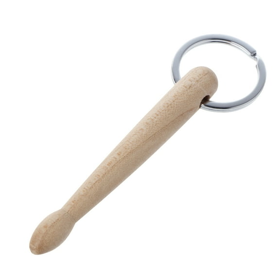 CIYISON Kawaii Wood Drumstick for Key Ring Chain Mini Drum Sticks Keychain Car for Key R