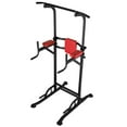 thumbnail image 5 of Power Tower Exercise Equioment Multi-Function Home Strength Training Tower Dip Stands Workout Station(Black Red), 5 of 8