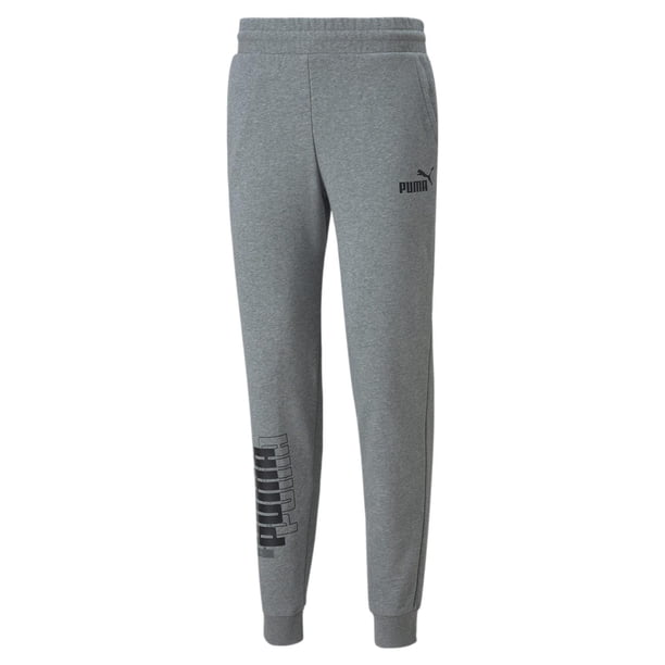 Pantalón Puma Power Logo Sweat para Hombre 847381-03 gris M Puma 847381-03 PANT. POWER LOGO SWEAT