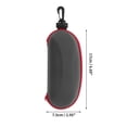thumbnail image 4 of Unique Bargains 1 Pc Eyeglasses Case Portable Eyeglasses Storage 6.69"x2.95"x2.17" Gray, 4 of 5