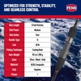 thumbnail image 4 of PENN Carnage III Conventional Slow Pitch Rod, 6'8" Fishing Pole, Medium Rod Power, 4 of 7