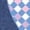 HEATHER NAVY, variant on Instant Message - Bunny Head Rainbow Checker Fitted Short Sleeve Graphic T-Shirt