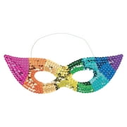Rainbow Mask (1 Pc/Dc) - Party Wear - 12 Pieces