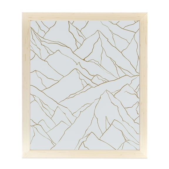 ArtToFrames 11x17" Clear Maple Picture Frame, White Wood Poster Frame, with Regular Glass and Foam Backing 3/16 inch (FBPL-4113)