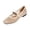 Beige, variant on Willtoo Mesh Mary Jane Flats for Women Jelly Mesh Ballet Flats Clear Hollow Sandals Slip on House Slippers Dressy Ballerina Shoes Low Top Metal Buckle Lightweight Breathable Summer Beach
