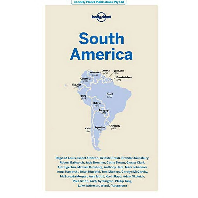 Travel Guide: Lonely Planet South America 14 (Edition 14) (Paperback) 