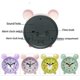 thumbnail image 2 of Saytay Children's Alarm Clock, Cartoon Alarm Clock Little Bear Alarm Clock, Student Dormitory Decoration Desk Clock (Purple with Pattern), 2 of 4
