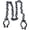 A, variant on Clearance! Zguuel 2 Meter Halloween Chain Handcuffs Prop, Long Fake Shackles Prison Costume Accessory for Party Cosplay Dress Up