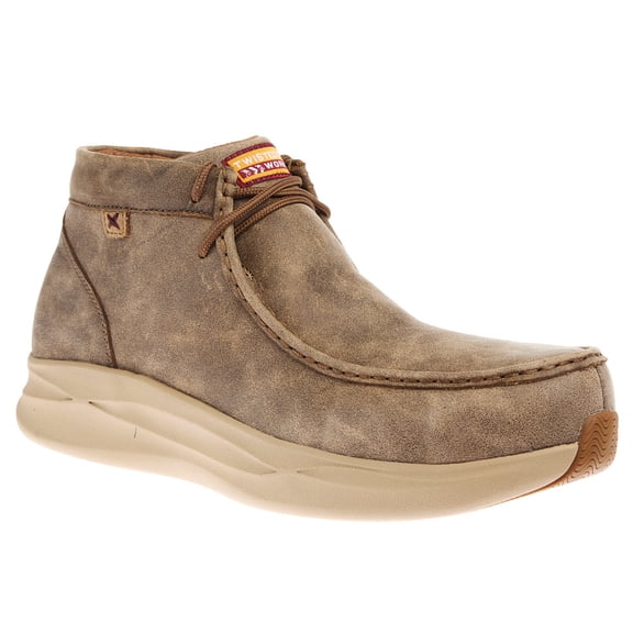 Twisted X Men`s Feather X Bomber Brown 6In Ultralite Nano Round Toe Work Boot Brown 10 M