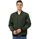 thumbnail image 2 of Chaqueta Bomber Varsity para Hombre Chaquetas de Béisbol Ligeras con Cremallera Verde S Unique Bargains Chaqueta, 2 of 6