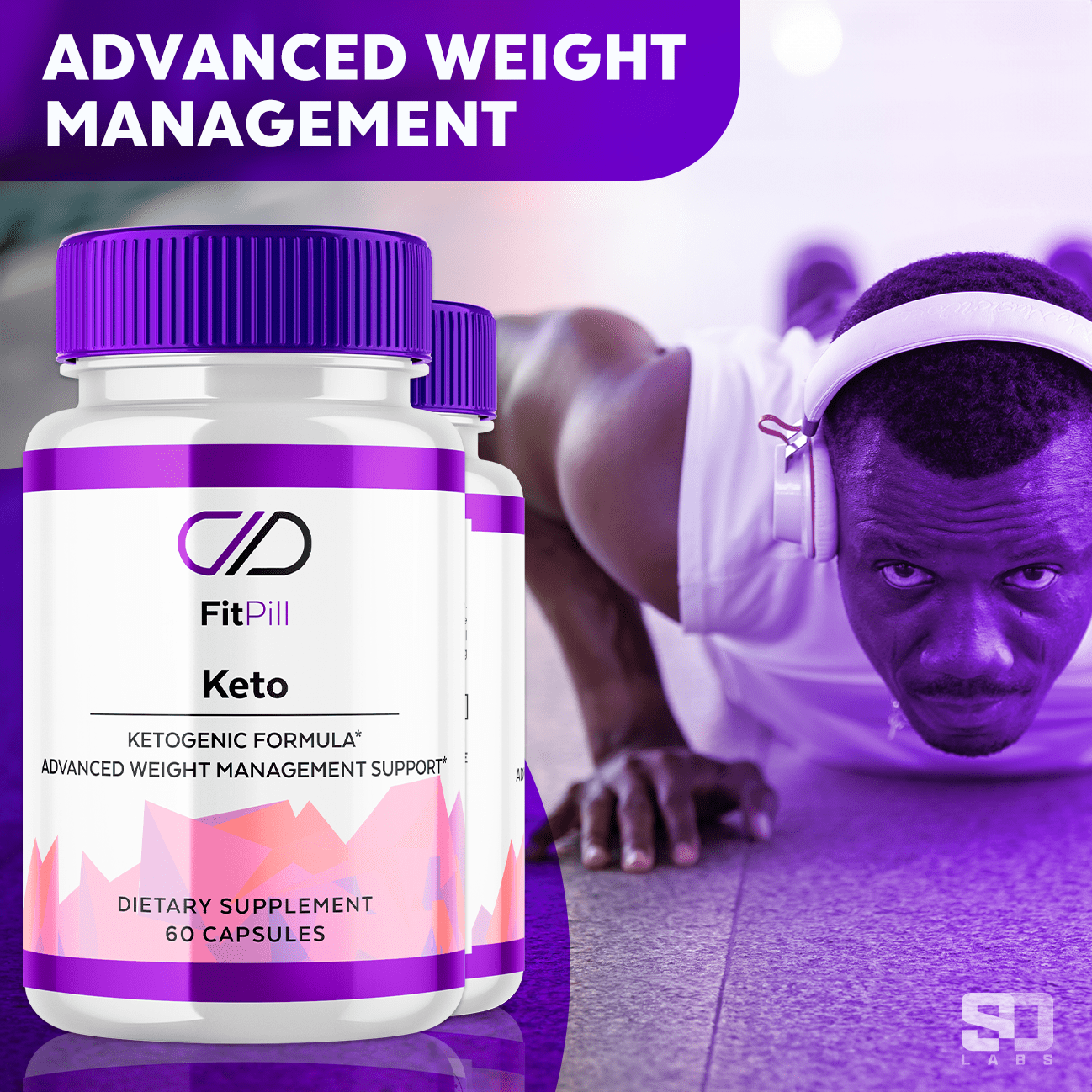 FitPill Advanced Keto Formula Advanced Loss Support Fitness Supplement 180 Capsules