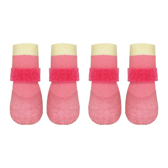 Dog Boots for All Seasons â -Resistant Pet Shoes with Soft Soles, Waterproof Dog Paw Protectors for Hot Pavement, Snow, Hiking & Hard Floors â Comfortable Dog Booties