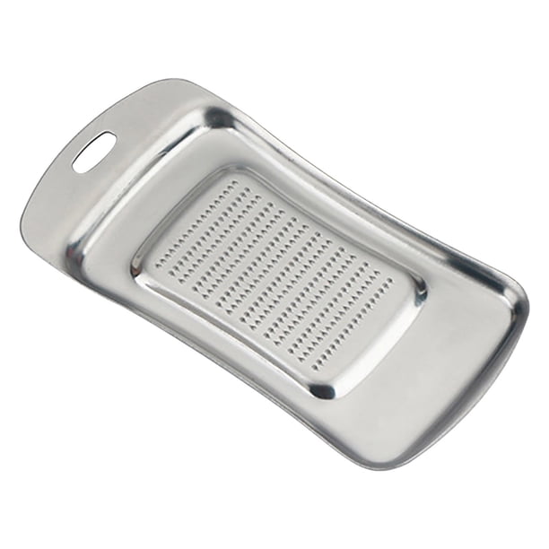 Pisexur Batería de cocina Utensilios de cocina de acero inoxidable para moler jengibre, jengibre rallado, ajo para moler en casa. para la cocina del hogar