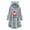 C-Gray, variant on Fjofpr Fleece Pullover Women Plus Size Winter Coats for Women Long Length Thick Christmas Clothes Women Woman's Casual Christmas Printing Buttons Long Sleeved Hooded Coat Top