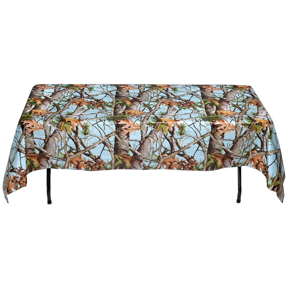 Light Blue Camo Table Cover