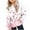 Pink, variant on Bnwani Kids Hoodies Girls Long Sleeve Pockets Short Sweatshirt Valentine'S Day Hearts Graphic Printed Tops Pullover