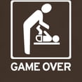 thumbnail image 3 of CafePress - New Daddy Game Over Diaper Duty Dark T Shirt - Men's Classic Graphic Cotton T-Shirt, 3 of 4
