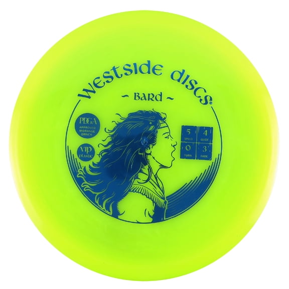 Westside Discs VIP Bard 177-180g Midrange Golf Disc [Colors may vary] - 177-180g