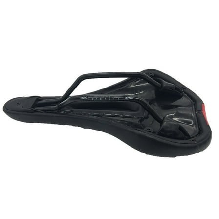 LEORX Breathable Bike Seat Saddle PU Black Comfortable Long Term Use 1Pack