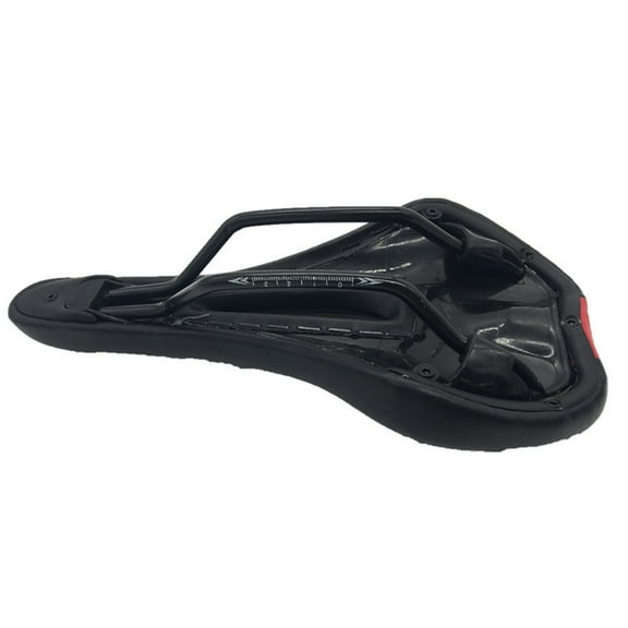 LEORX Breathable Bike Seat Saddle PU Black Comfortable Long Term Use 1Pack