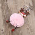 thumbnail image 3 of VERDANVERSE Llavero Decorativo Rosa Con Y Colgante De Alce Para Llaves Y, 3 of 6
