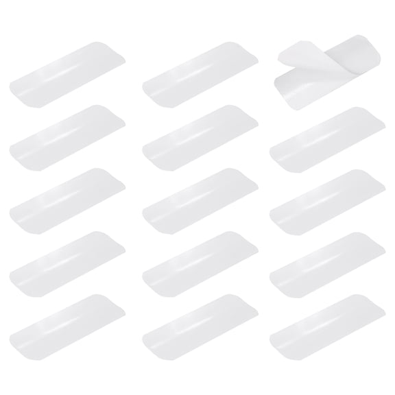 Uxcell 15Pcs Mini Horizontal Blind Repair Tabs, 1" W x 3" l Self-Adhesive Window Blinds Replacement Slats Fixers for Repair Damaged Slats Parts, White