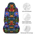thumbnail image 5 of Fuzoiu Colorful Floral Print Seat Covers Set, Car Seat Covers Front Seats, Car Seat Protector, Car Seat Cushion, Seat Covers Carseat Cover Universal Fit for Most Cars, 5 of 7