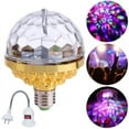 thumbnail image 4 of Colorful Rotating Magic Ball Light Colorful Disco Rotating Magic Ball Light Bulb with Sockets,Magic Ball RGB LED Stage Light for Home Room Dance Parties, 4 of 15
