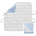 thumbnail image 1 of MesaSe Positioning Bed Pad with Handles - Waterproof Reusable Incontinence Underpad with 4 Straps  Washable Underpad on Hospital & Home Care  Super Absorbent & Soft Top Layer, 1 of 5