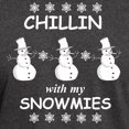 thumbnail image 3 of CafePress - CHILLIN WITH MY SNOWMIES T Shirt - Men's Classic Graphic Cotton T-Shirt, 3 of 4