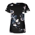 thumbnail image 4 of IROINNID Going Out Tops For Women Fashion Printed Casual Round-Neck Short Sleeve Loose Tops Under 10$, 4 of 5