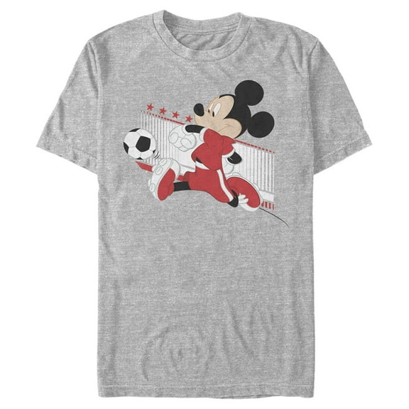 Men's Mickey & Friends Mickey Mouse Switzerland Soccer Team  Graphic Tee Athletic Heather X Large