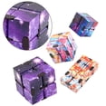 thumbnail image 3 of Cube Toy Killing Time Cube Toy Relajante para Adultos Niños (Starry Sky Purple) Ehuebsd libre de BPA, 3 of 8
