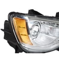 thumbnail image 5 of Passenger For 2011-2014 Chrysler 300 Headlight Chrome Housing Halogen Type Clear, 5 of 7