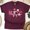 Maroon, variant on Nurse Graphic T-Shirt | Pink Bow and Heart Medical Icons Tee, White, Size S