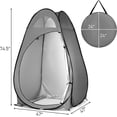 thumbnail image 4 of WoofPaw Pop Up Pod - Privacy Shower Tent with Carry Bag, Dressing Room, Instant Portable Toilet Stall for Camping, Beach, or Tailgate (Grey), 4 of 15