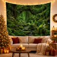 thumbnail image 3 of Ancient Forest Interior with Massive Tree Thick Gnarled, Mystical Fantasy for Space Lovers, Galaxy Room Decor, Housewarming Gift, Tapestry Wall Hanging for Bedroom and Dorm, 3 of 7