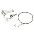 thumbnail image 4 of Unique Bargains Picture Hanging Wire Kit 1.5M Electroplating with Large S-Hook Load 66lbs 4Set, 4 of 5