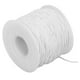 thumbnail image 3 of Hilo elástico de poliéster para manualidades, collares, pulseras, accesorios de artesanía, color blanco, 100 m, 3 of 14