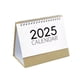 thumbnail image 1 of 2025 Skrivbordskalender Liten Enkel Bordskalender Stående Flip Kalender 2025 NY, 1 of 5