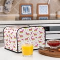 thumbnail image 6 of Haiem Dachshund Dog Puppy Print Toaster Covers 4 Slice Wide Slot,Bread Dust Cover & Fingerprint Protection,Bread Machine Cover,Appliance Covers, 6 of 7