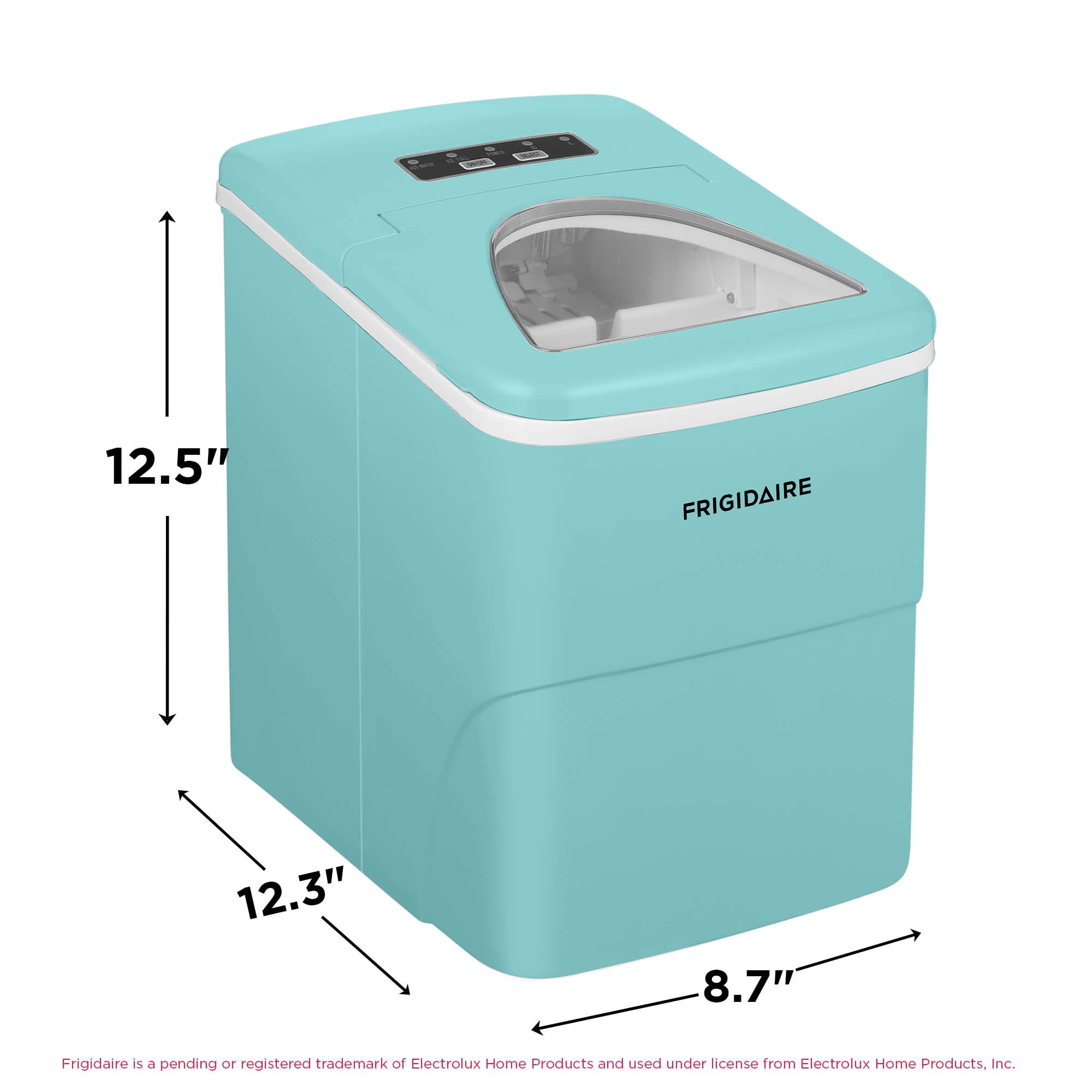 Frigidaire 26 lb Blue Countertop Portable Ice Maker